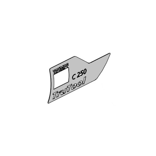 Trumpf 2260649 Company Nameplate, Slitting Shears C 250 (2B5)
