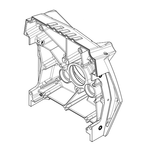Trumpf 2303209 Back Housing for TruTool TSC 100 (2A1), TruTool TSC 100 (3A1) Slat Cleaners