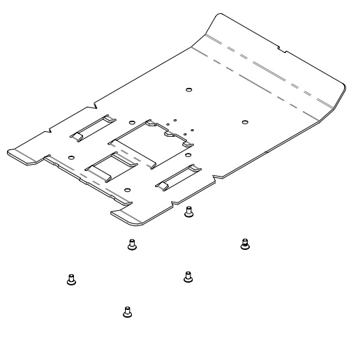 Trumpf 2929492 Glide Plate for TruTool TSC 200 (1A1) Slat Cleaner