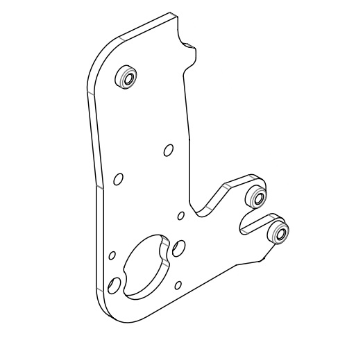 Trumpf 2943215 Side Sheet Right for TruTool TSC 200 (1A1) Slat Cleaner