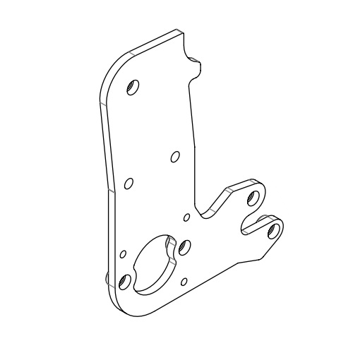 Trumpf 2943217 Side Sheet Left for TruTool TSC 200 (1A1) Slat Cleaner