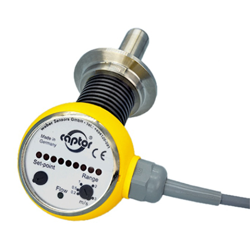 Weber Sensors 4120.13A S114/50.5 S110/47.5 Flow-Captor Flow-Switch for Water-Based Solutions in Food Industry with Extended Probe of 47.5 mm