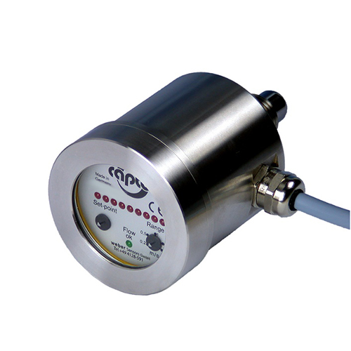 Weber Sensors 4120.52MA S110/67 Flow-Captor Flow Switch with LED Display and Stainless Steel Housing and 67 mm Sensor Head