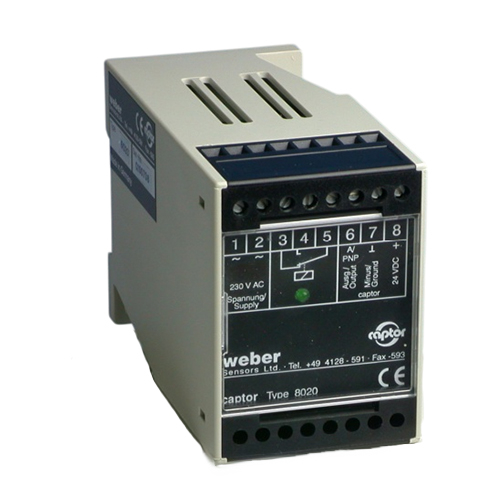 Weber Sensors 8020 Power Supply Unit with Sensor Output PNP or Analogue, 110VAC Supply