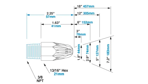 Air Nozzle Dimensions