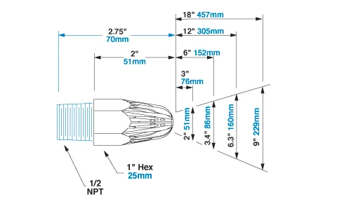 Air Nozzle Dimensions