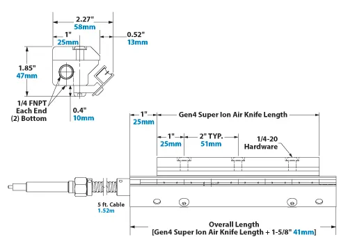 Air Nozzle Dimensions